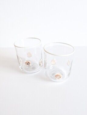 Anthropologie Icon Juice Glass Set of 2 – Cookie